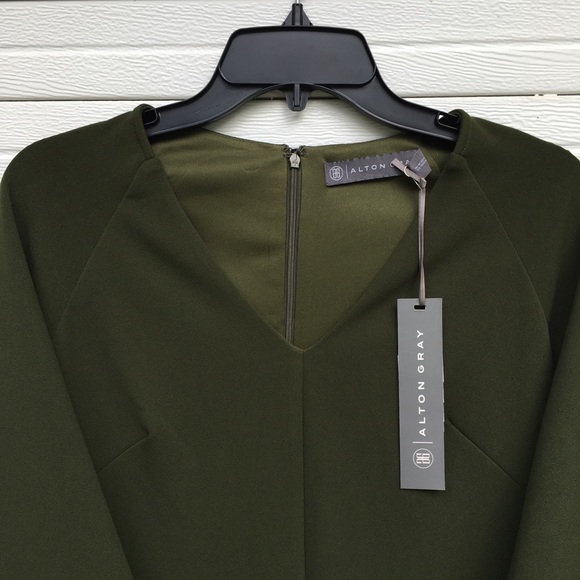 NWT ALTON GRAY MIDI DRESS 👗 SIZE 0 - Picture 3 of 10